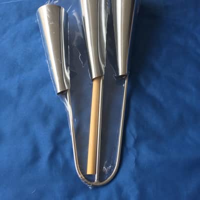 7" 6" 5" Triple Agogo Steel Chromed Professional Hand Percussion Aluminum image 2