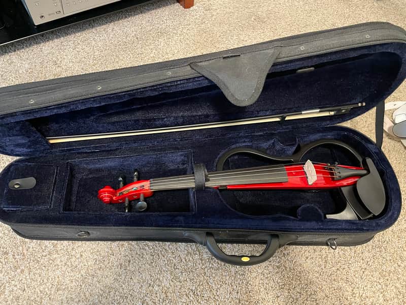 Yamaha SV-200 Silent Violin Performance Model 2017 - Cardinal Red image 1