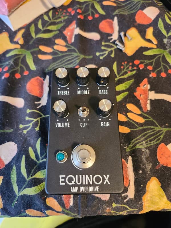 Aion FX Equinox (amp overdrive) 2021 - Matt Black with white lettering image 1