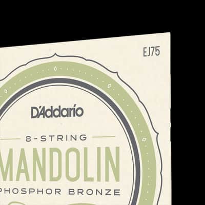 Set of D'Addario EJ75 Phosphor Bronze Mandolin Strings, Heavy 11.5 - 41 image 3