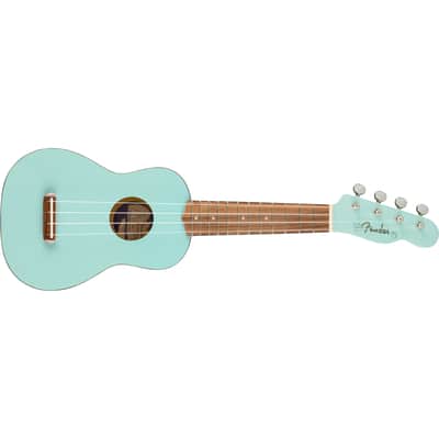 Fender Venice Soprano Ukulele - Walnut Fingerboard, Daphne Blue image 7