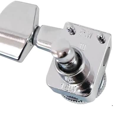 007-3114-000 Fender AM Deluxe Locking Tuner For E, B, G Strings - Polished Chrome image 2