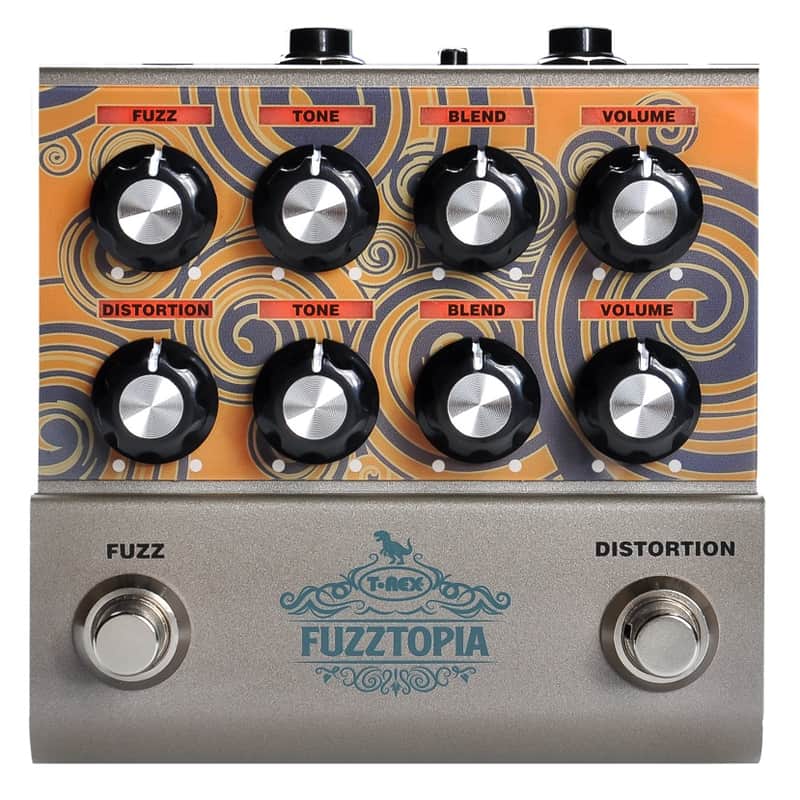 New T-Rex FuzzTopia Fuzz & Distortion Guitar Effects Pedal image 1