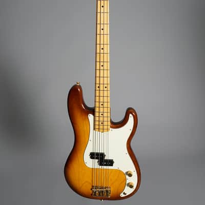 Fender 75th Anniversary Commemorative Precision Bass 2021 - 2-Color Bourbon Burst image 7