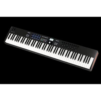 Arturia KEYLABESSENTIAL88MK3BK KeyLab Essential 88 MK3 Universal MIDI Controller Keyboard, Black image 5