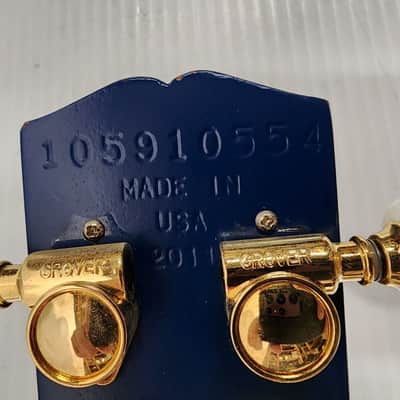 2011 Gibson Les Paul Melody Maker Made in USA Electric Guitar - Satin Blue image 17