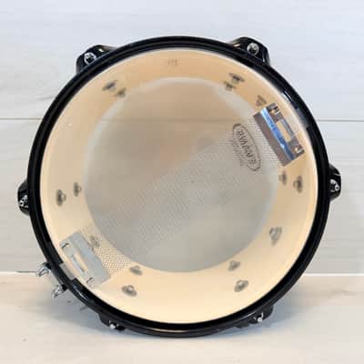 Pulse 10" x 5" Black Poplar Snare Drum w/ Evans Heads & Black Hardware image 5