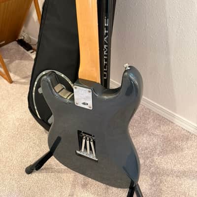 Fender Limited Edition John Mayer Stratocaster - Charcoal Frost Metallic with Racing Stripe 1/100 image 6