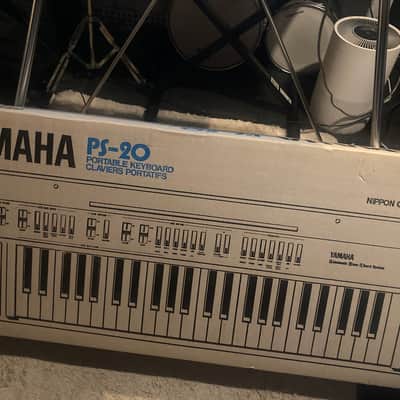 Yamaha PS-20 Automatic Bass Chord System 1981 Keyboard Synth + Stand image 12