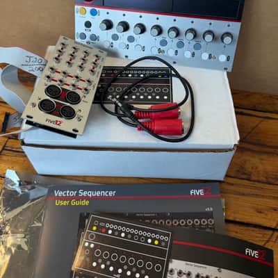 Five12 Vector Sequencer and Jack Expander Mk1 Silver Eurorack Module image 1