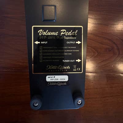 Xotic XVP-250K Volume Pedal 2010s - Gold image 2