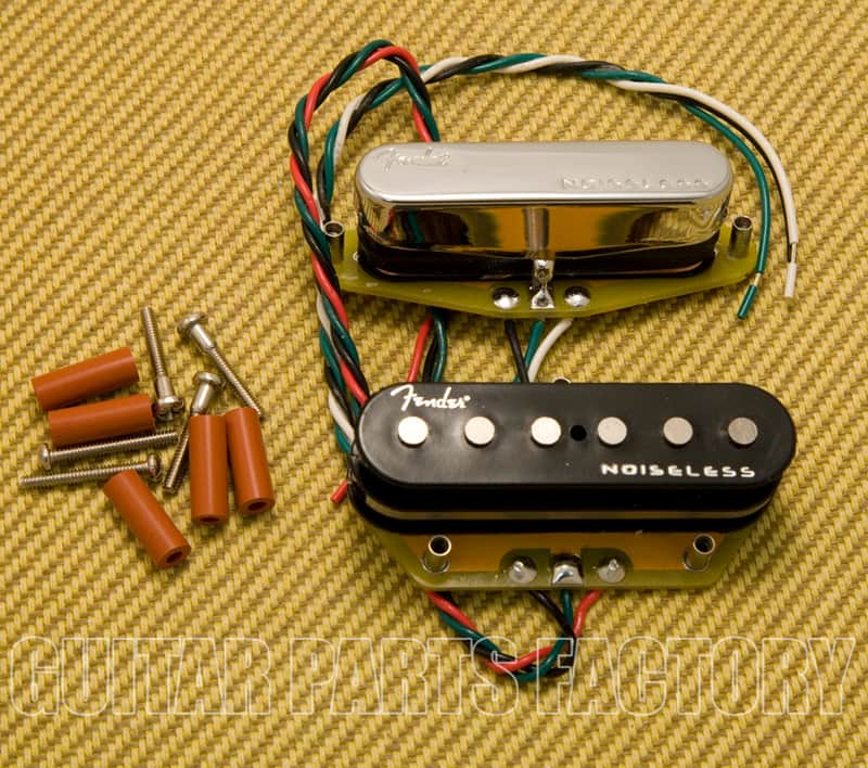 099-2261-000 Fender Gen 4 Noiseless Telecaster Tele Guitar Pickup Set image 1