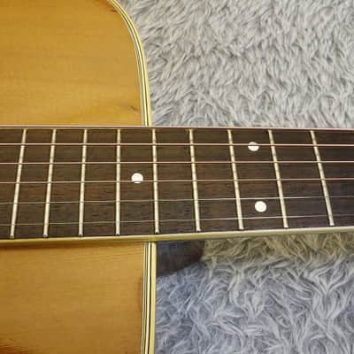 1973 made Vintage Acoustic Guitar MORRIS W-30 Solid Spruce Top Made in Japan image 7