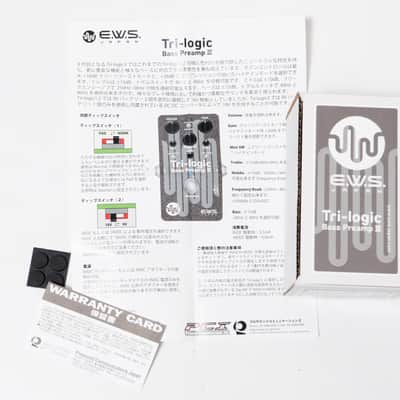 【new】E.W.S. / Tri-logic Bass Preamp 3【GIB Yokohama】【price included SHIPPING & IMPORT TAX & VAT】 image 9