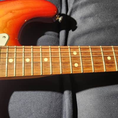 2011 Fender American Standard Stratocaster with Rosewood Fretboard - Sienna Sunburst image 12