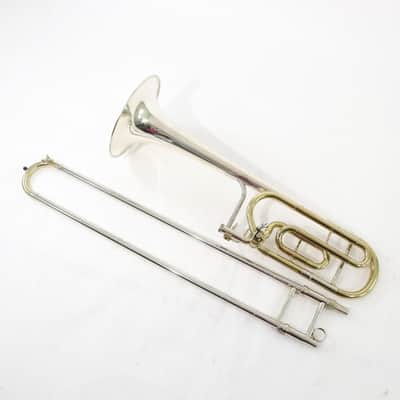 King Model 4B Silver Sonorous Trombone with Sterling Silver Bell SN 7058 image 2