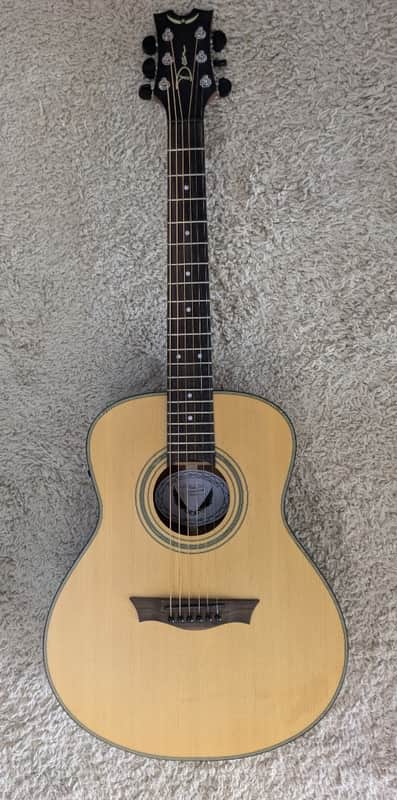 Dean St. Augustine Mini Jumbo Acoustic-Electric Guitar, Natural Model # SAMJE SN image 1
