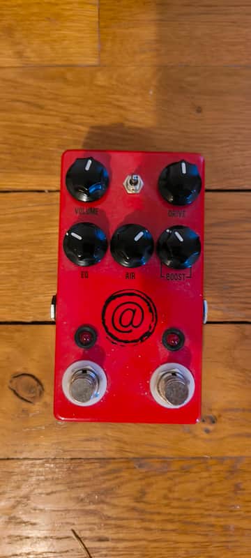 JHS pedals AT+ 2020s - Red with Andy Timmons autograph image 1