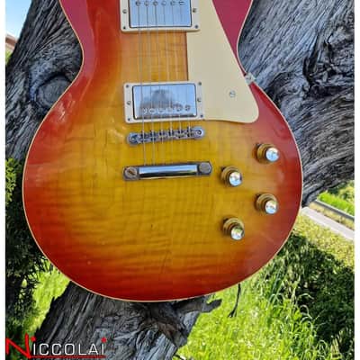 GIBSON 1960 Les Paul Standard Reissue VOS Washed Cherry Sunburst image 4