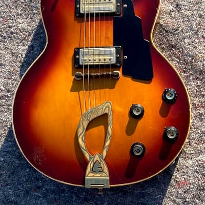 Guild Bluesbird M-75 1969 - Cherry Sunburst image 2