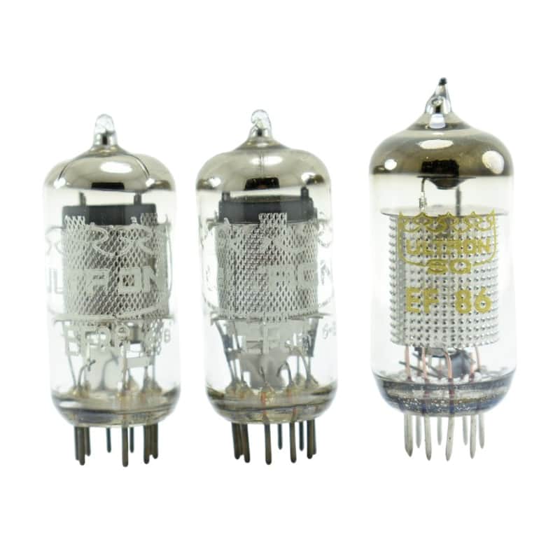 Set of 3 Ultron EF86 Tubes – Mesh Shield (Tested Good) image 1