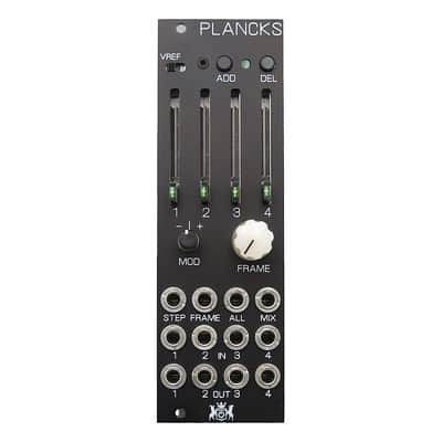 Michigan Synth Works Plancks II Eurorack Mixer module (Black) image 2