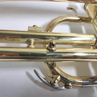 Yamaha YCR-332 Red Bell Cornet w/ case & mouthpiece. Japan. Very Good Condition image 15