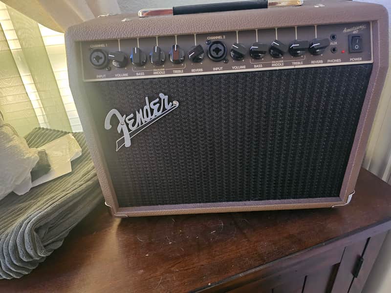 Fender Acoustasonic 40 2-Channel 40-Watt 2x6.5" Acoustic Guitar Amp 2017 - Present - Brown image 1