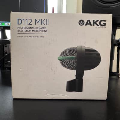 AKG D112 MKII Cardioid Dynamic Bass Drum Microphone 2010s - Gray image 2