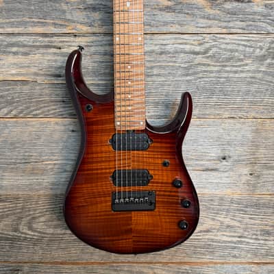 Ernie Ball Music Man JP15 7-String Electric Guitar - Amber Waves Flame image 1