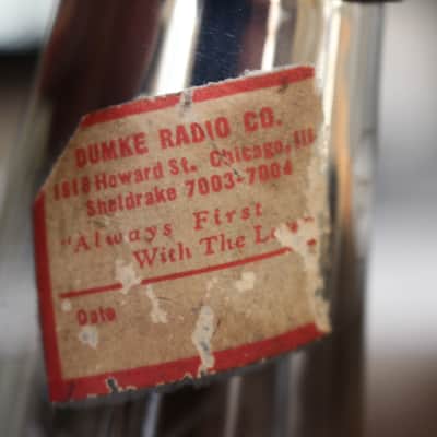 Cunningham 71A - 1930's - Globe Tube - Engraved Base - Power Triode - "Satisfaction Guaranteed" image 11