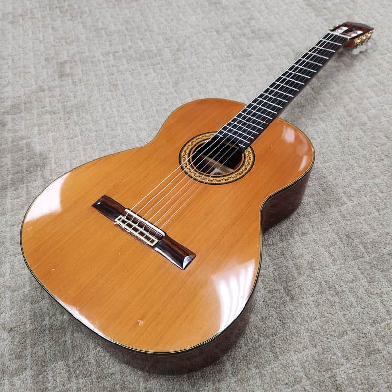 Vintage Early 1970s Kawai G-400 Classical - New Tuners & Bone Saddle w/ Original Hard Shell Case image 1