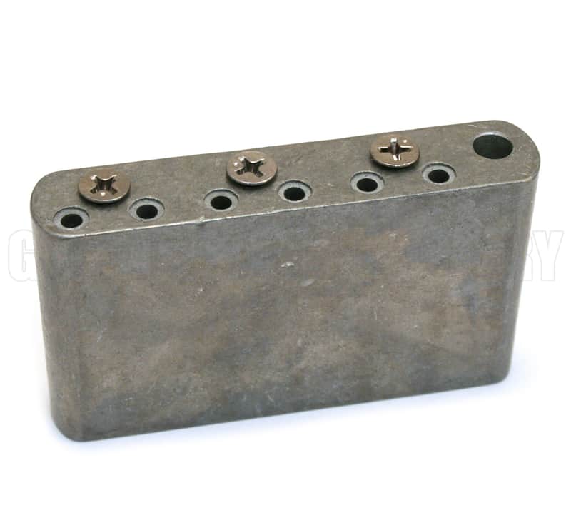 007-1016-0BB Left-Handed Narrow Fender Full-Sized Mexican Stratocaster Bridge Block image 1