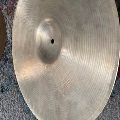 Vintage Swiss made Paiste mod. 602 Formula 14" Hand made Hi-Hats cymbal pair 1965-1975 jazz rock image 4