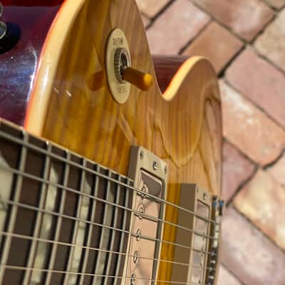 Gibson 1959 RI Lefty Les Paul Standard Lemon Burst R9 Left Handed 2022 - Lemon Burst image 5