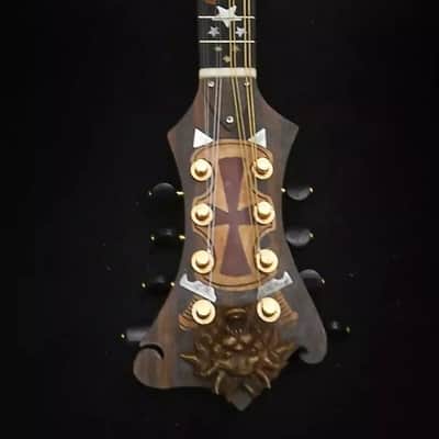 Blueberry Handmade Mandolin F-Style Devil Motif image 14
