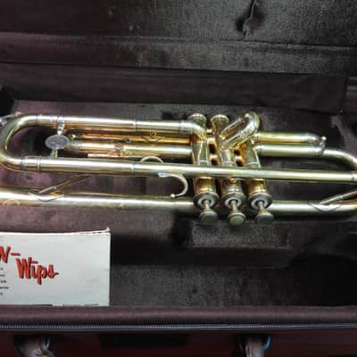 Leblanc 707 Sonic Bb trumpet 1961 - Gold plated image 16