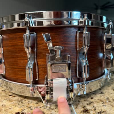 Tama Rosewood 14x6.5 Mastercraft Snare 1980-1982 image 3
