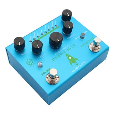 Digital Reverb with Buffer/Booster Reverberation Guitar Effect Pedal Dual Footswitch image 2