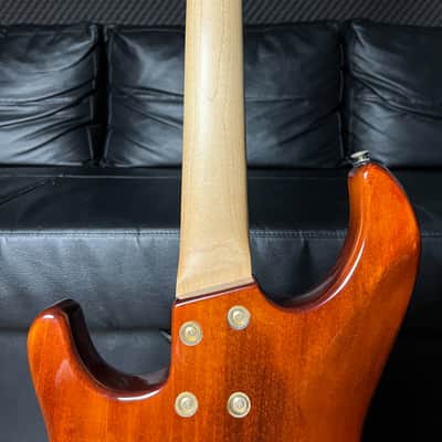 Dean Jeff Berlin Player Signature Bass Mid-2010 - Trans Braziliaburst image 13