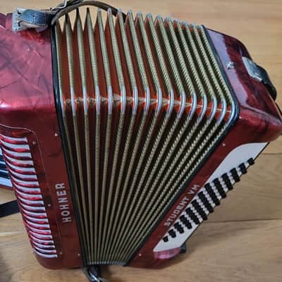 Hohner Akkordeon Student VM Ende 90er - rot image 2