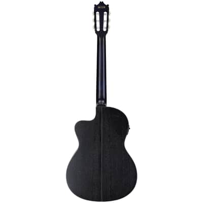 Ibanez GA5FMTCE Acoustic-Electric Classical Guitar, Open Pore Berry image 6