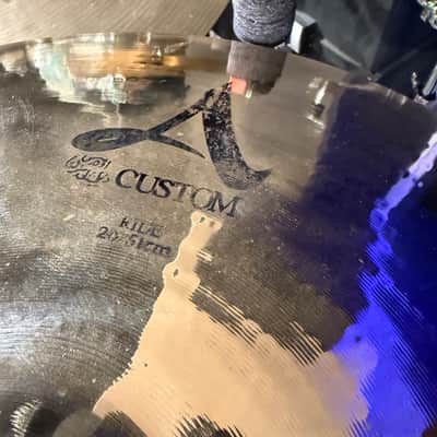 Zildjian 20" A Custom Ride Cymbal 1991 - Present - Brilliant image 3