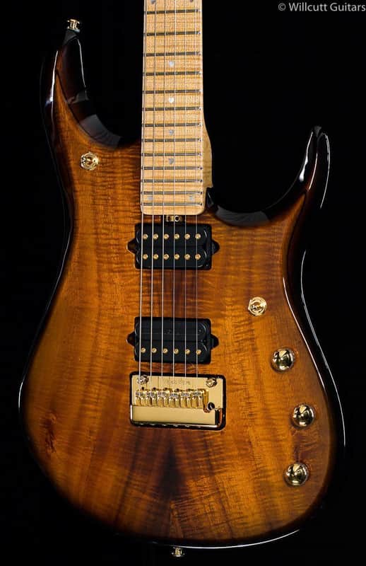 Ernie Ball Music Man Premier Dealer John Petrucci Figured Koa Top Vintage Tobacco Burst (686) image 1
