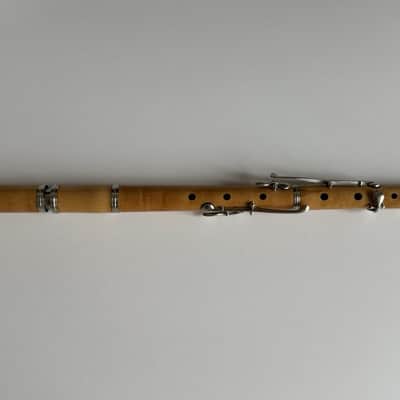 19th century 6 key Wooden Flute, Boxwood, in D, renovated image 3