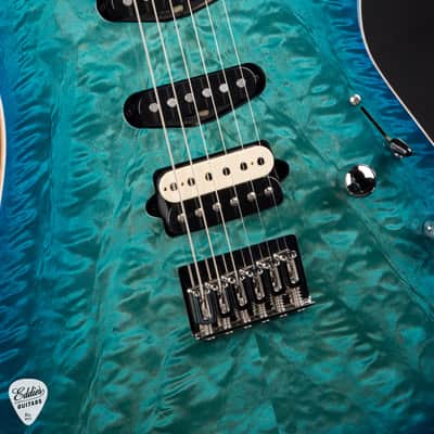 Suhr Standard Roasted - Bahama Blue Burst image 12