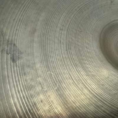 Vintage Late 40’s Zildjian Trans Stamp 17” Crash Ride 1230 grams image 11