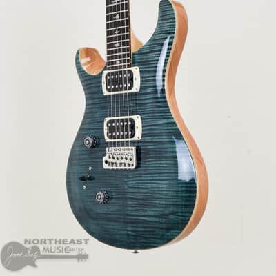 PRS SE Custom 24 Lefty Slate Blue (Natural Back) (s/n: 9249) image 3