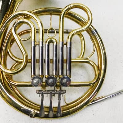 Yamaha YHR-313 French Horn, Japan, with Yamaha case and MP, Good Condition image 11
