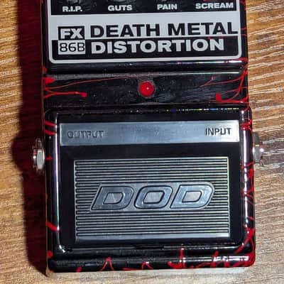 DOD Death Metal Distortion FX86B 1990s - Black | Reverb DOD Death Metal Distortion FX86B 1990s - Black | Reverb